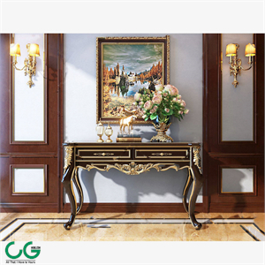 American light luxury end view case 3d model